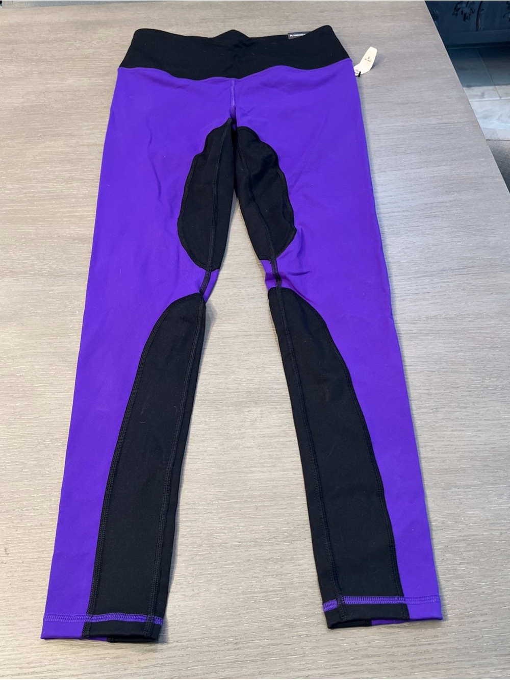 Victoria's Secret Sport VSX Black & Purple Knockout Tight Size S Medium Rise